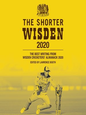 cover image of The Shorter Wisden 2020